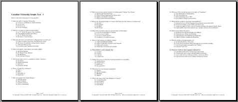 canadian citizenship practice test
